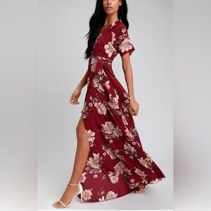 Cotton Candy Red and Pink V-Neck Sundress